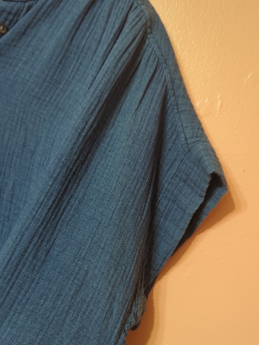 Gap Cotton Gauze Denim Shirt M - Picture 7 of 8